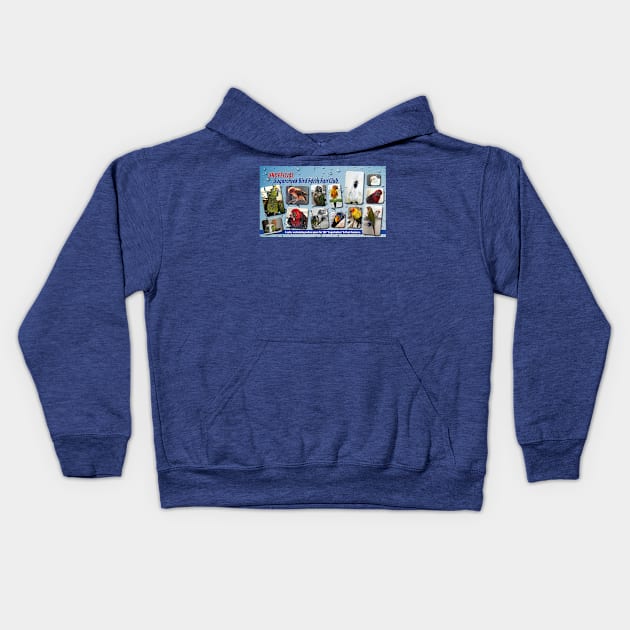 August banner Kids Hoodie by Just Winging It Designs